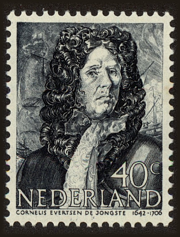 Front view of Netherlands 261 collectors stamp