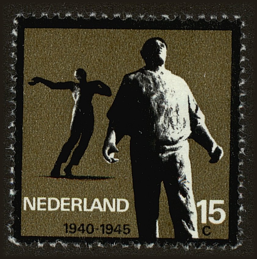 Front view of Netherlands 433 collectors stamp