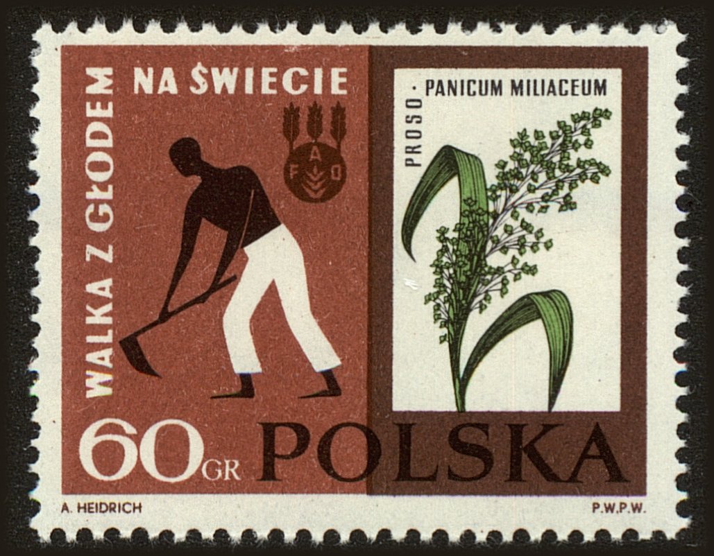 Front view of Polish Republic 1113 collectors stamp
