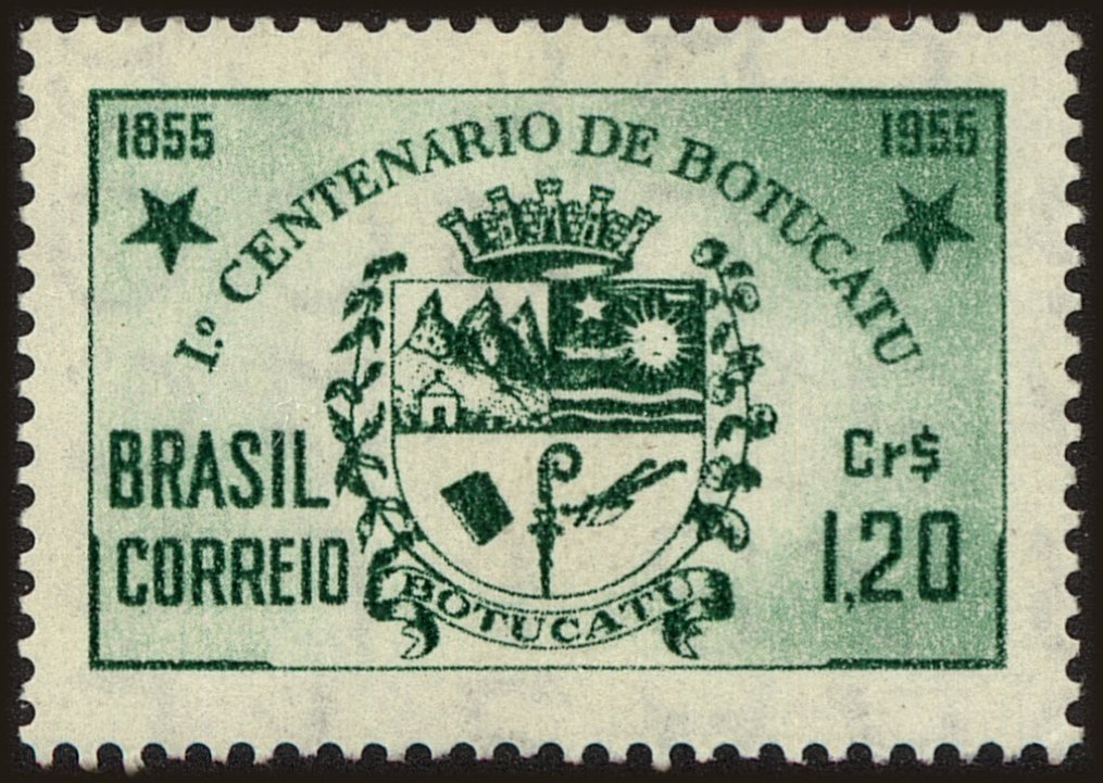 Front view of Brazil 821 collectors stamp