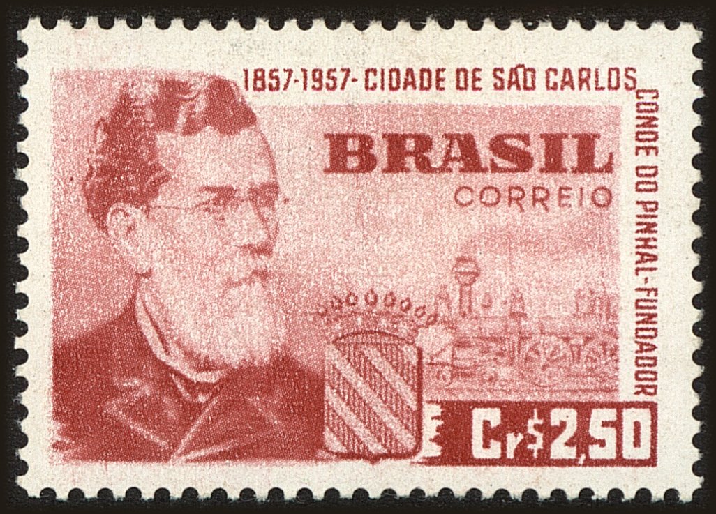Front view of Brazil 853 collectors stamp