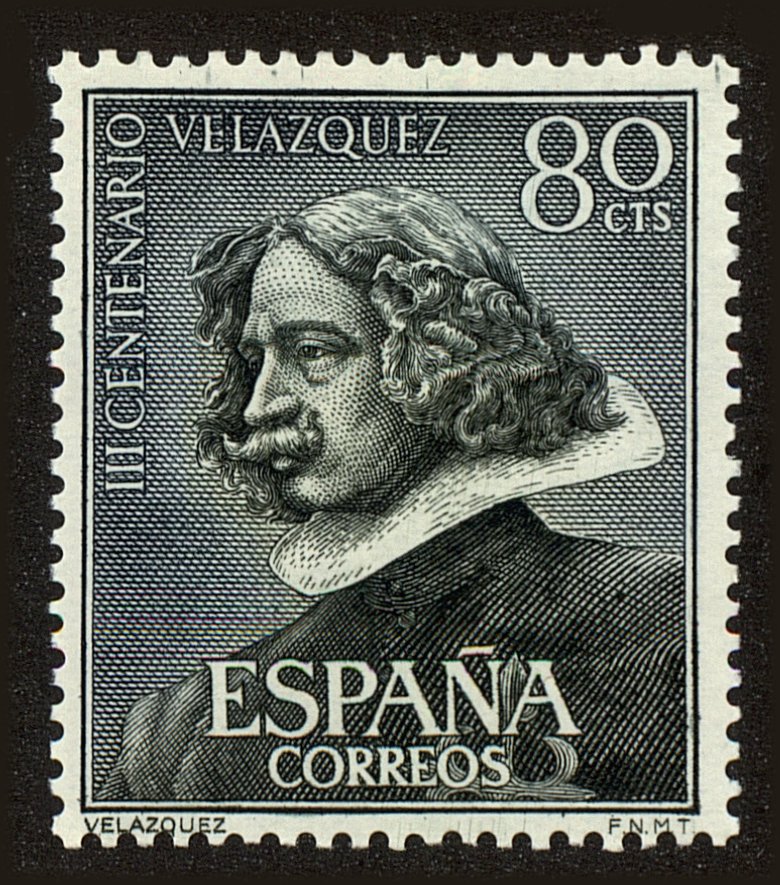 Front view of Spain 983 collectors stamp