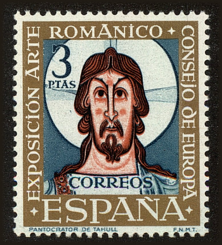 Front view of Spain 1007 collectors stamp