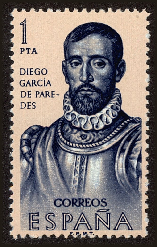 Front view of Spain 1190 collectors stamp