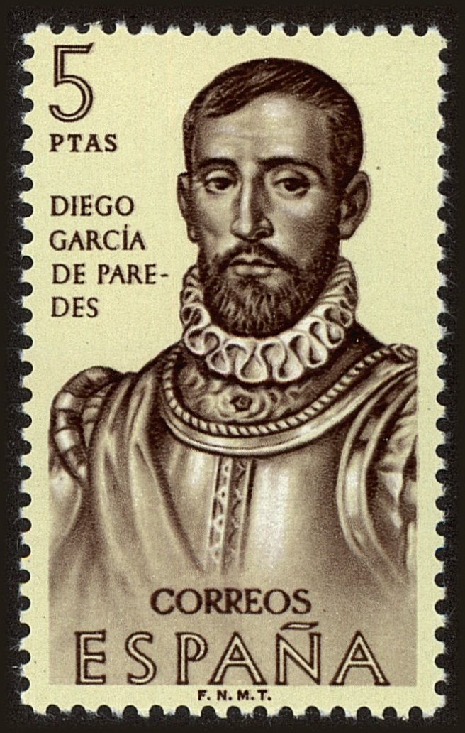 Front view of Spain 1194 collectors stamp
