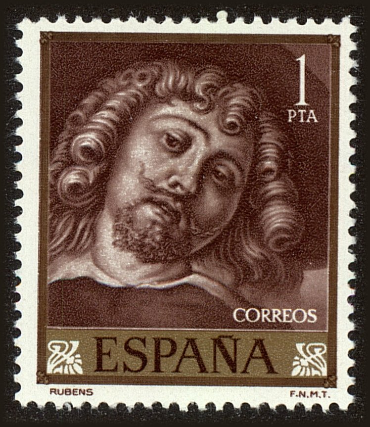 Front view of Spain 1112 collectors stamp