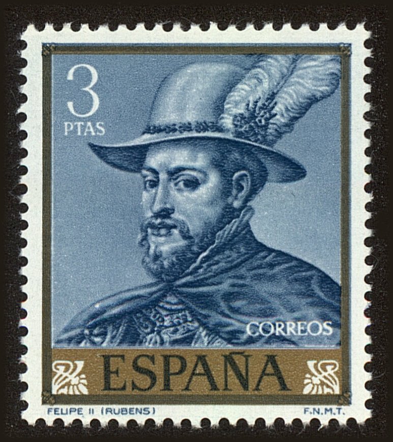 Front view of Spain 1113 collectors stamp
