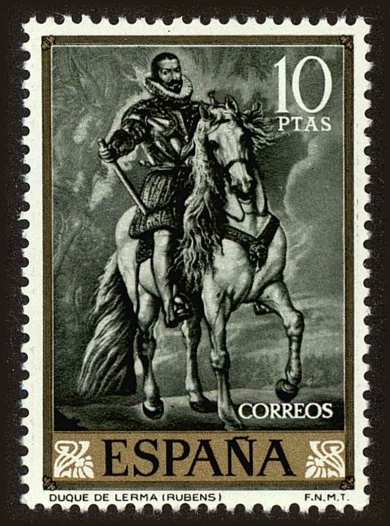Front view of Spain 1114 collectors stamp