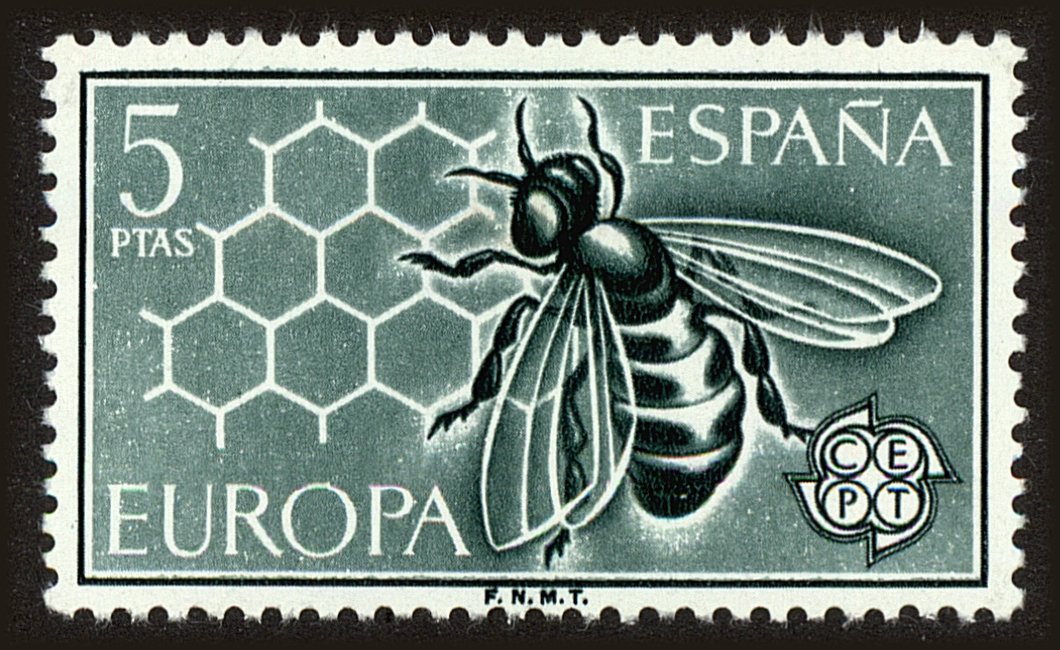 Front view of Spain 1126 collectors stamp
