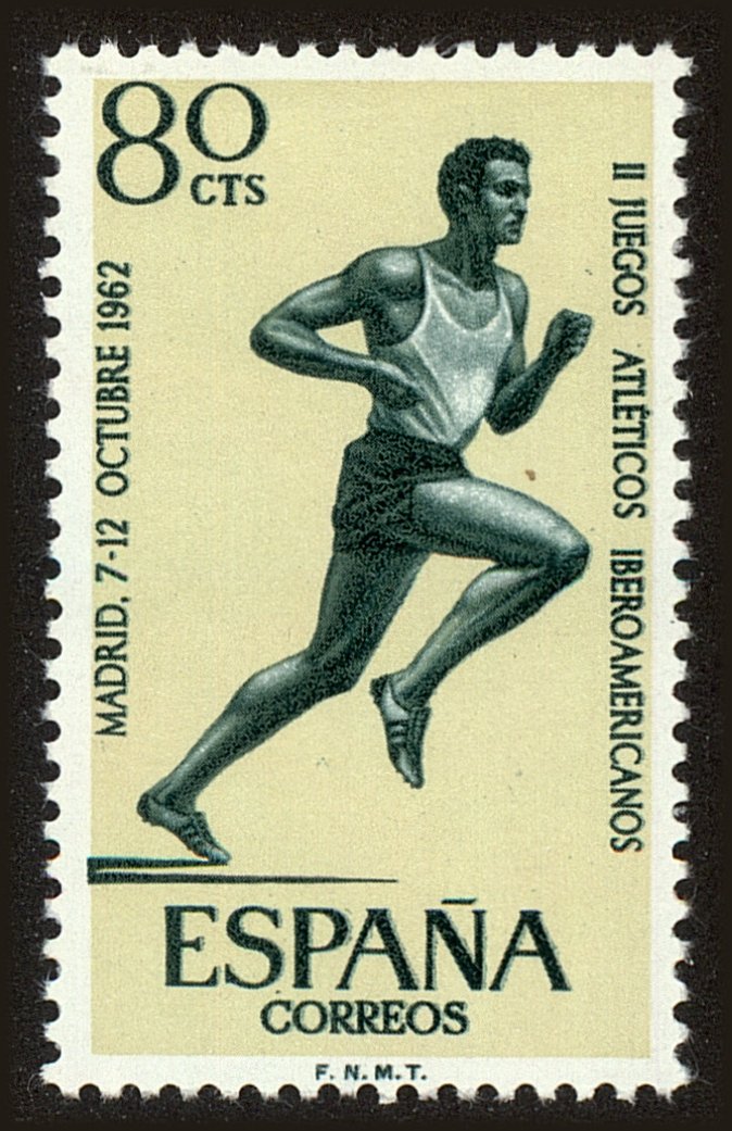 Front view of Spain 1128 collectors stamp