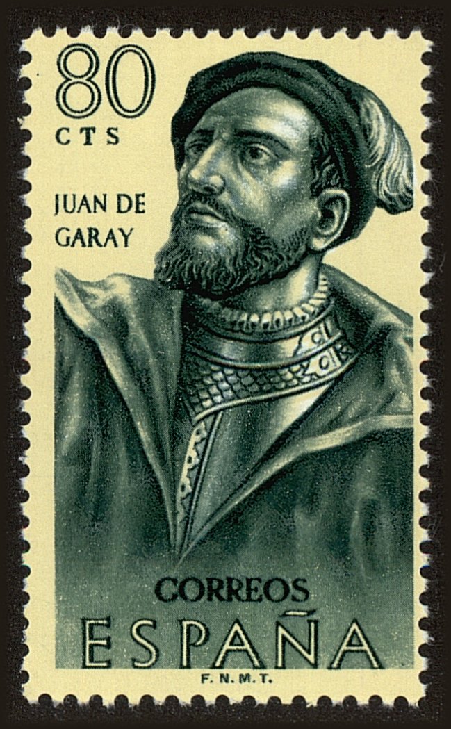 Front view of Spain 1133 collectors stamp