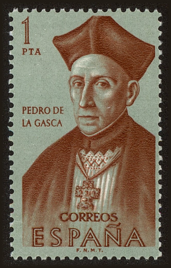 Front view of Spain 1134 collectors stamp