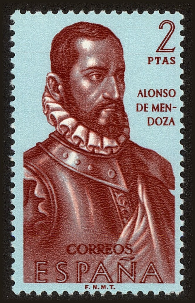 Front view of Spain 1135 collectors stamp