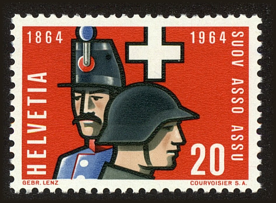 Front view of Switzerland 436 collectors stamp