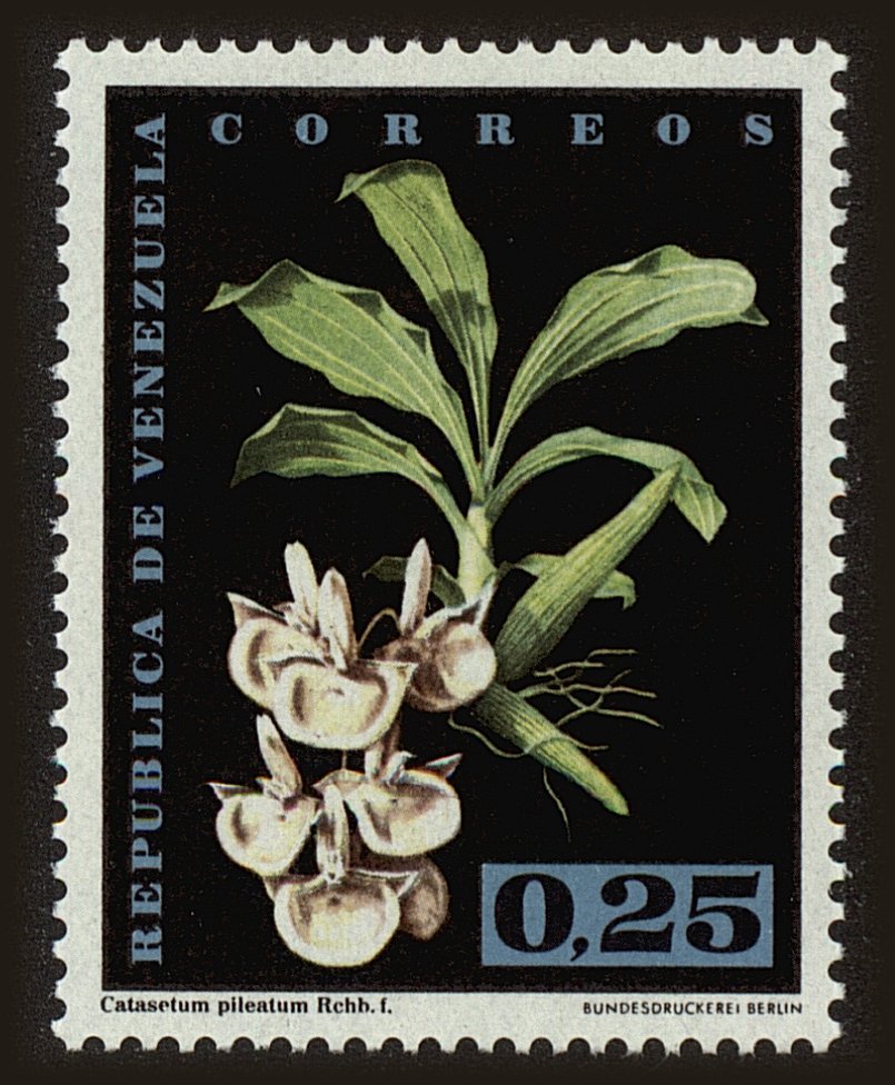 Front view of Venezuela 807 collectors stamp