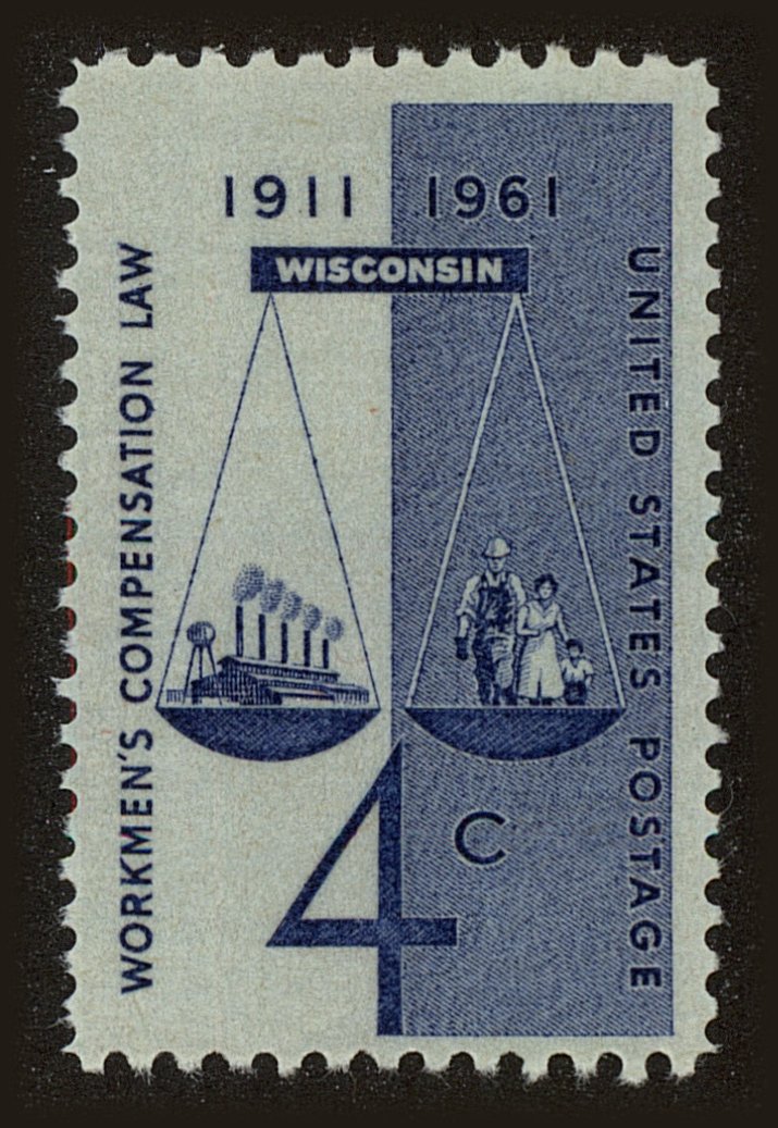 Front view of United States 1186 collectors stamp