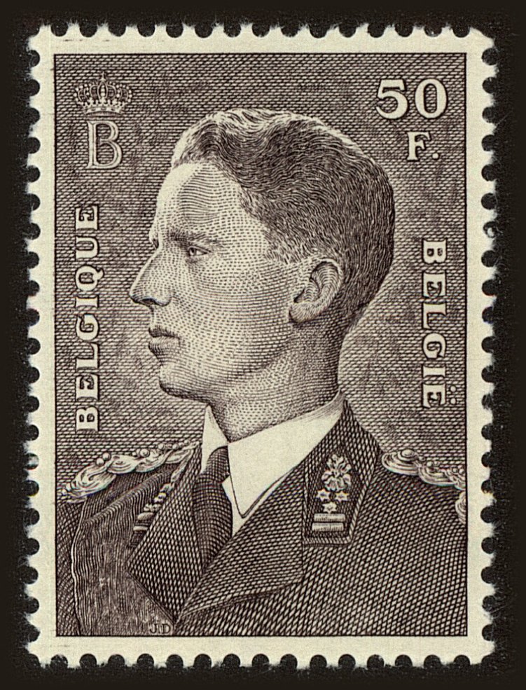 Front view of Belgium 449 collectors stamp