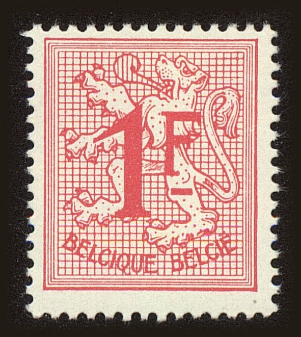 Front view of Belgium 420 collectors stamp