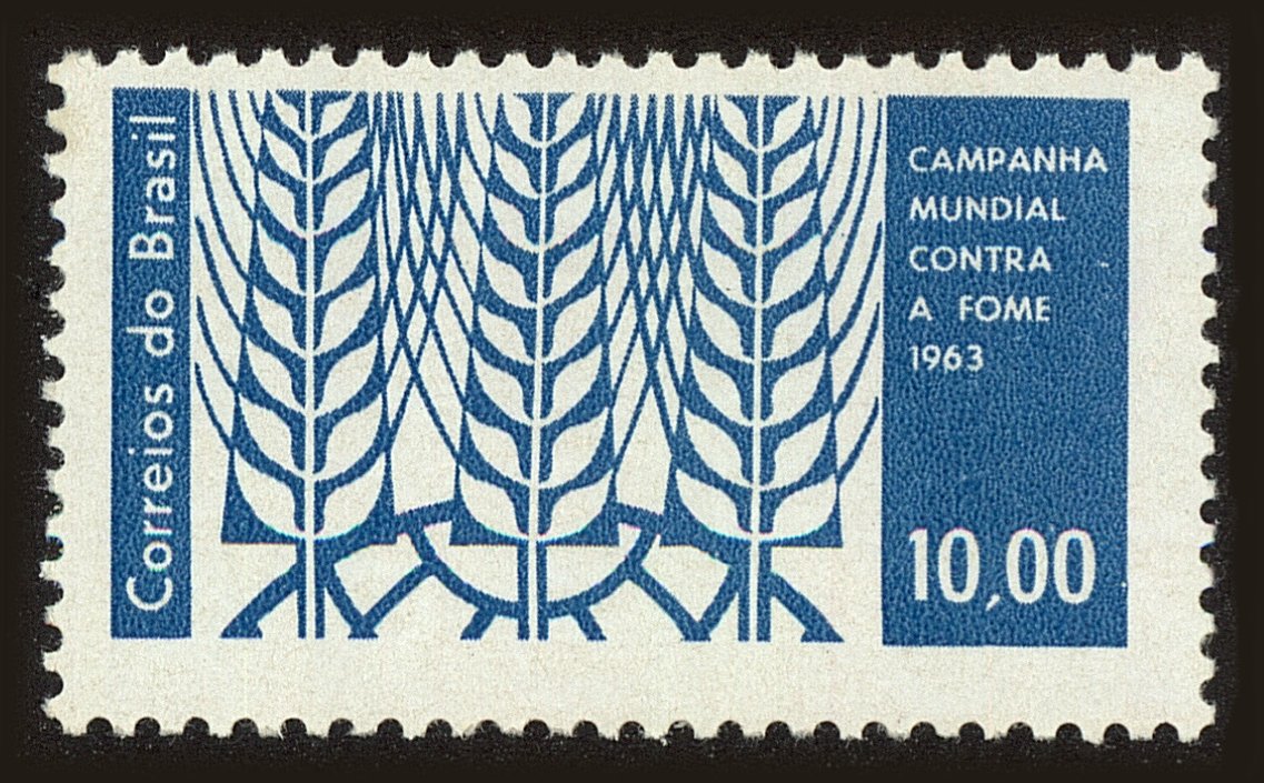 Front view of Brazil 960 collectors stamp