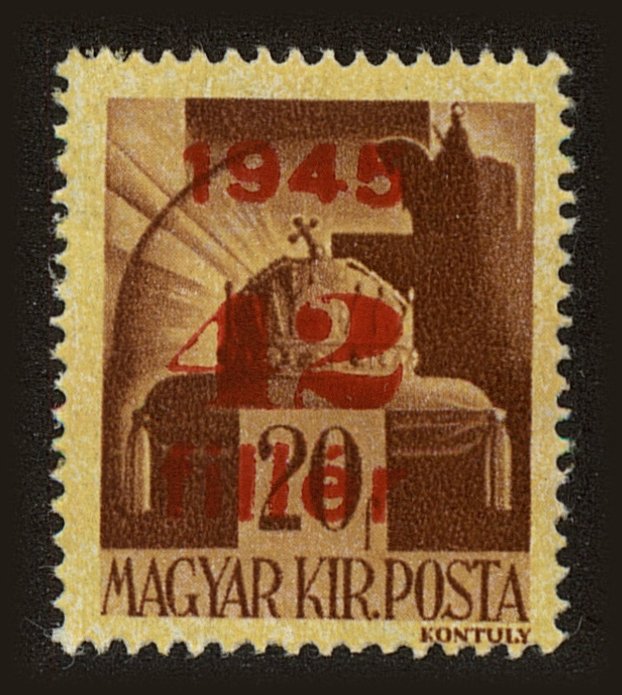 Front view of Hungary 679 collectors stamp
