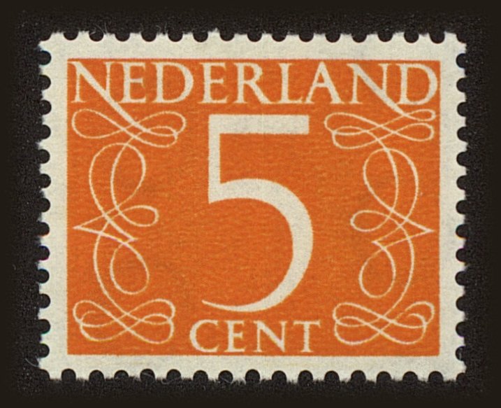 Front view of Netherlands 341 collectors stamp