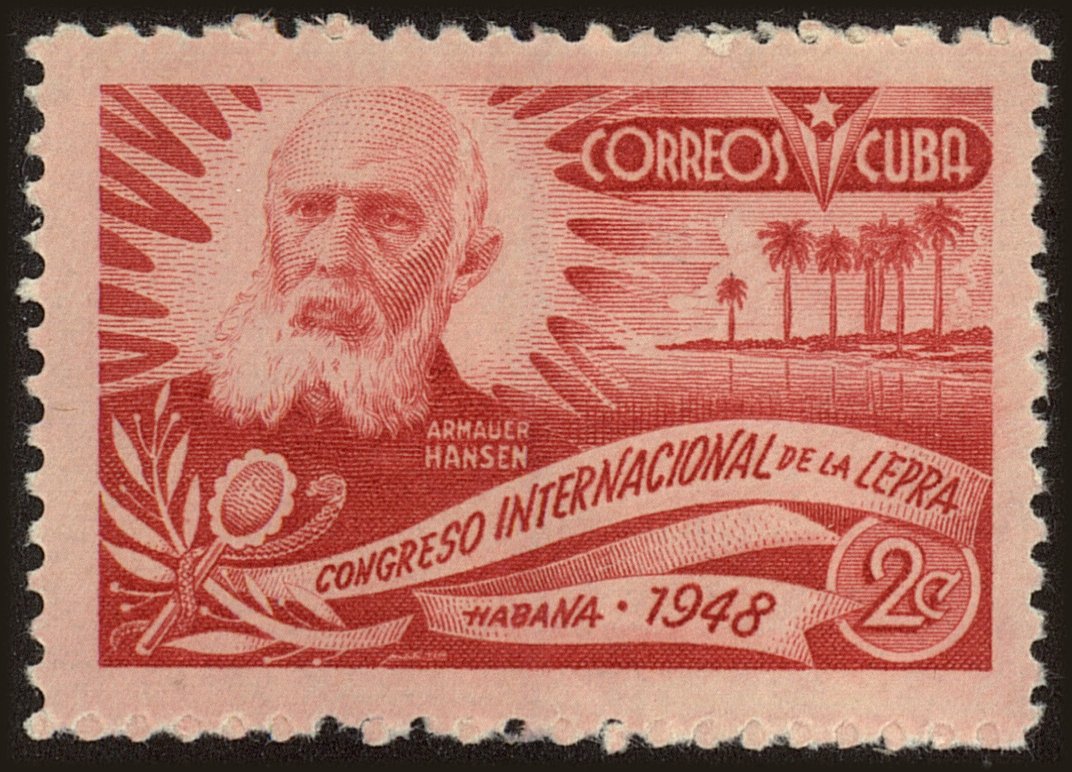 Front view of Cuba (Republic) 414 collectors stamp