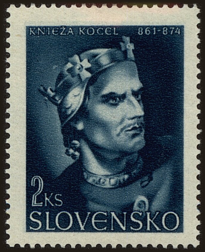 Front view of Slovakia 99 collectors stamp