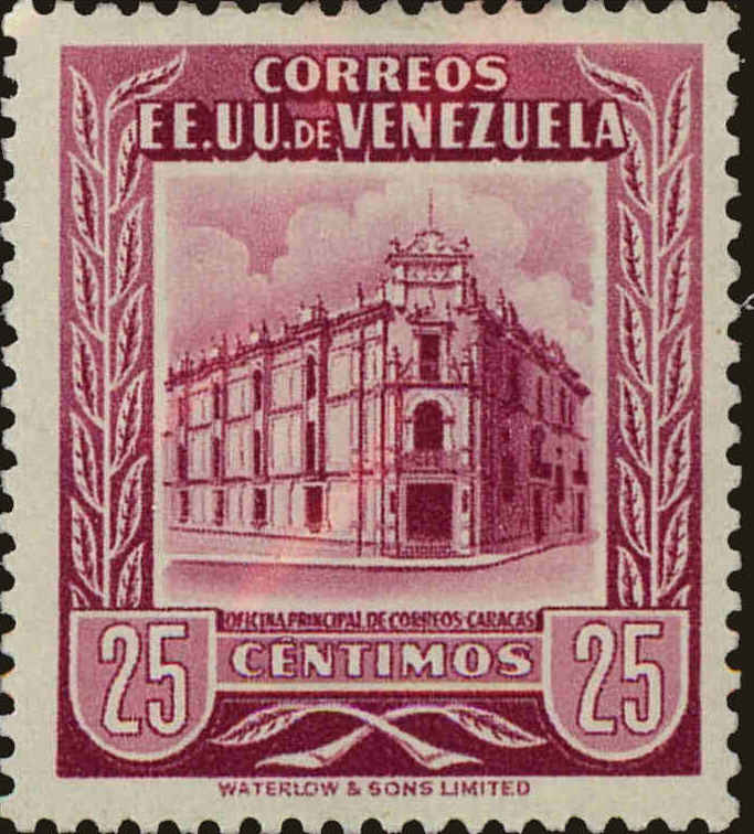 Front view of Venezuela 655 collectors stamp