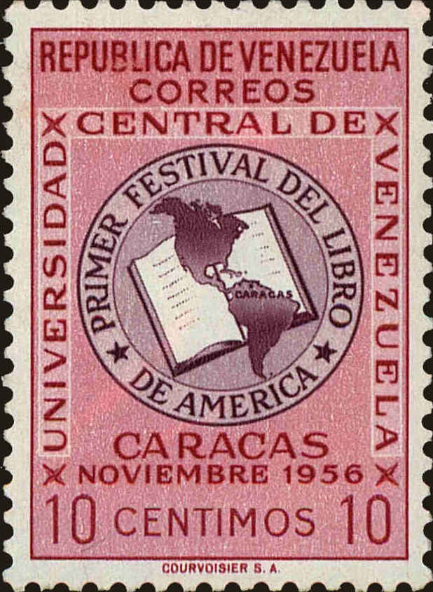 Front view of Venezuela 678 collectors stamp