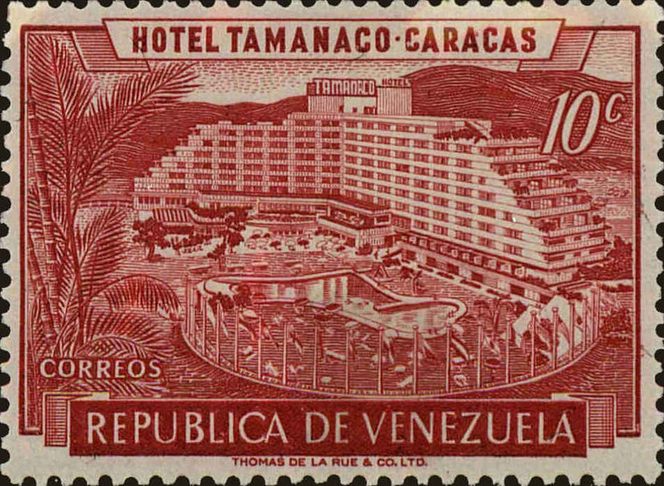 Front view of Venezuela 693 collectors stamp