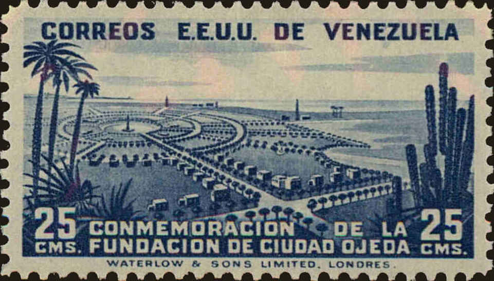 Front view of Venezuela 349 collectors stamp