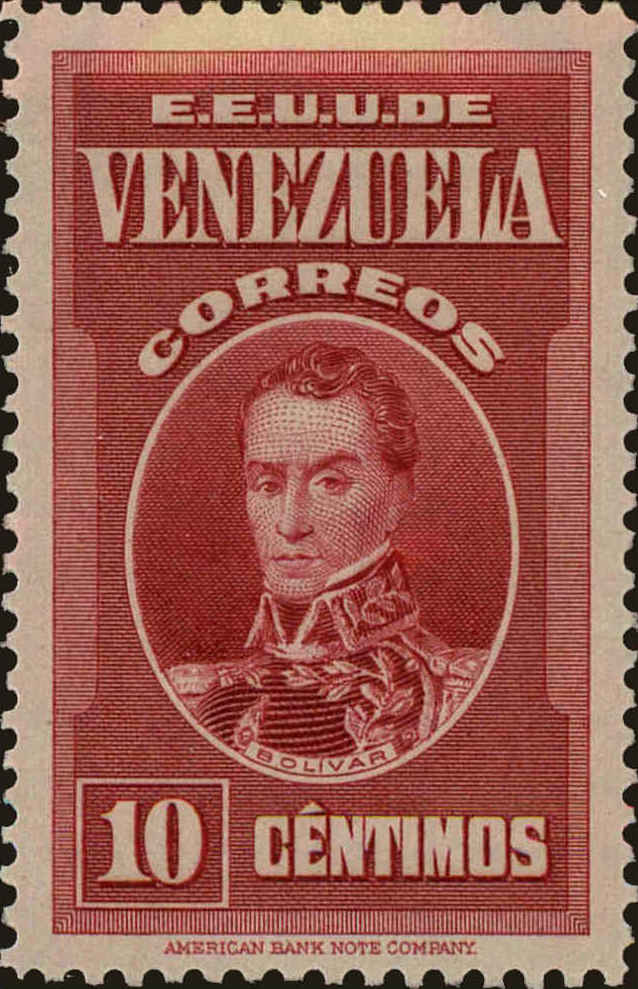 Front view of Venezuela 327 collectors stamp
