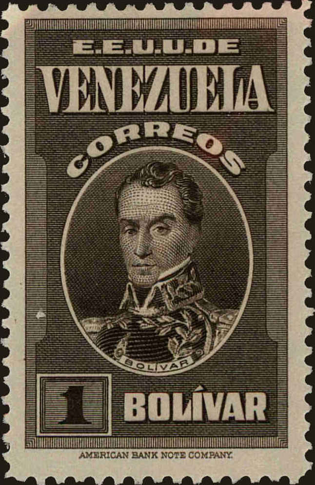 Front view of Venezuela 340 collectors stamp