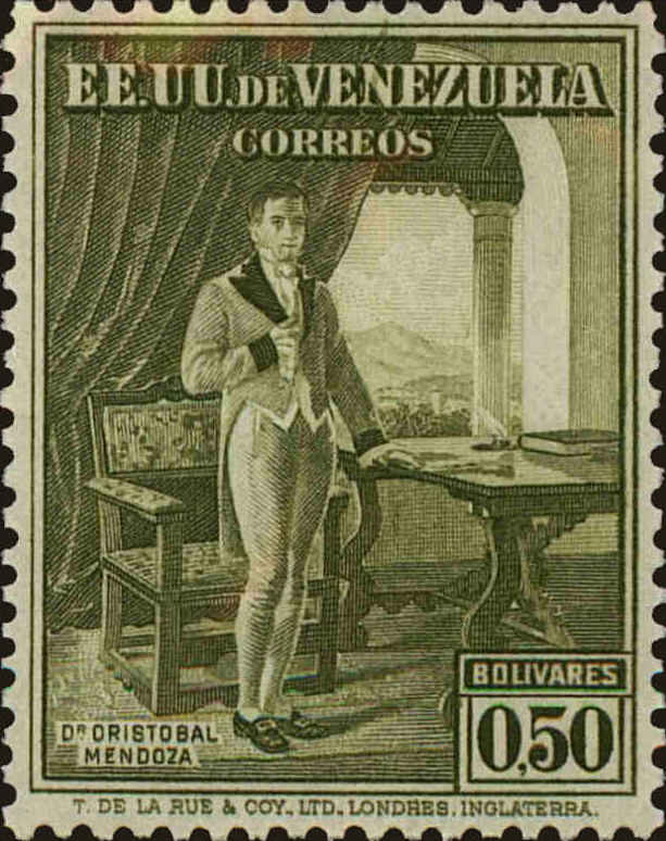 Front view of Venezuela 355 collectors stamp