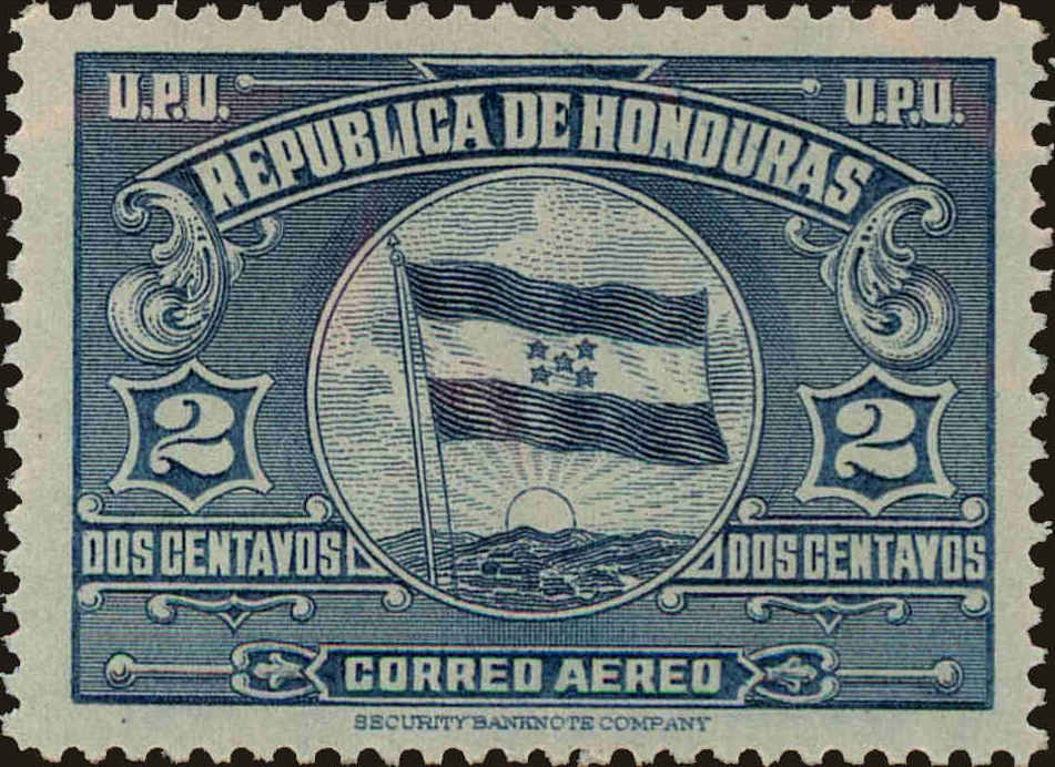 Front view of Honduras C129 collectors stamp