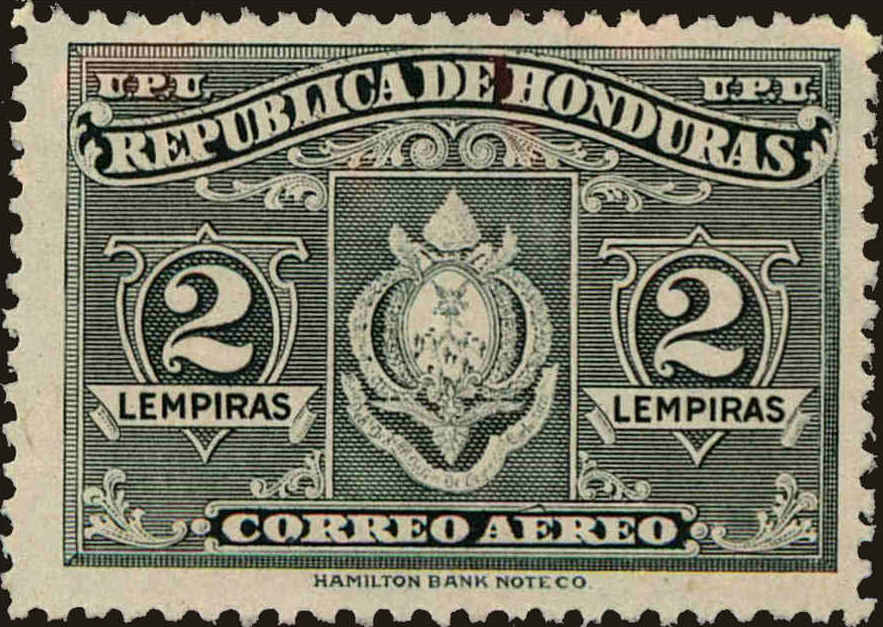 Front view of Honduras C162 collectors stamp