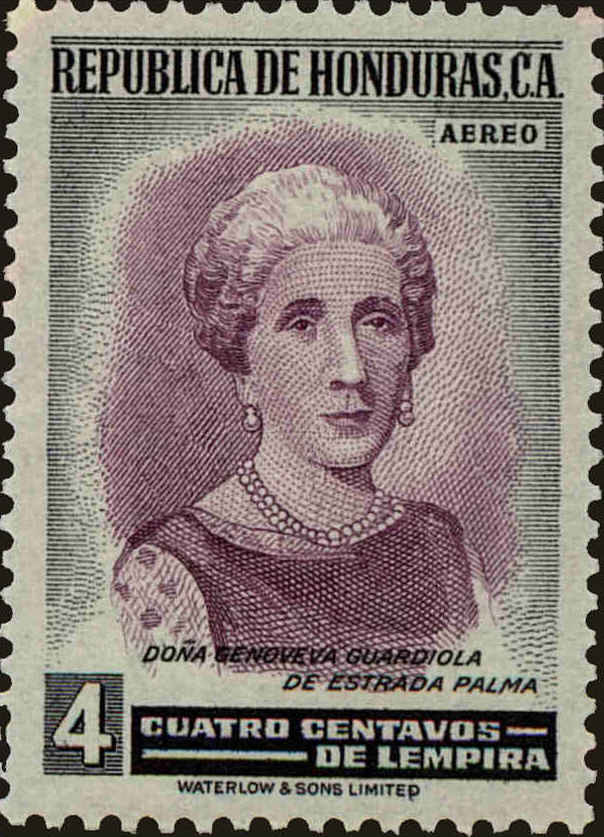 Front view of Honduras C253 collectors stamp