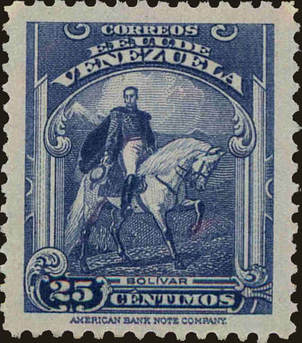 Front view of Venezuela 371 collectors stamp