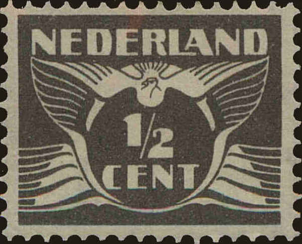 Front view of Netherlands 164 collectors stamp
