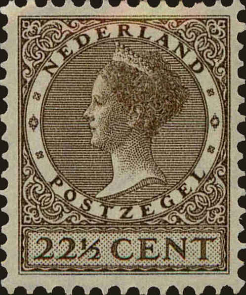 Front view of Netherlands 185 collectors stamp