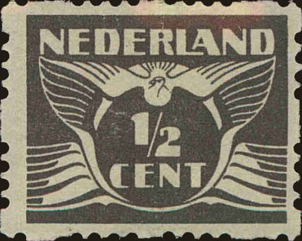 Front view of Netherlands 164a collectors stamp