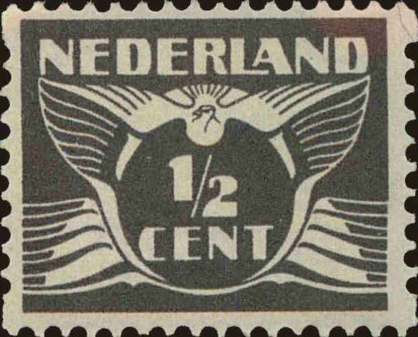 Front view of Netherlands 164b collectors stamp