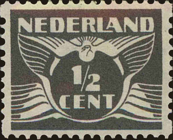 Front view of Netherlands 164b collectors stamp