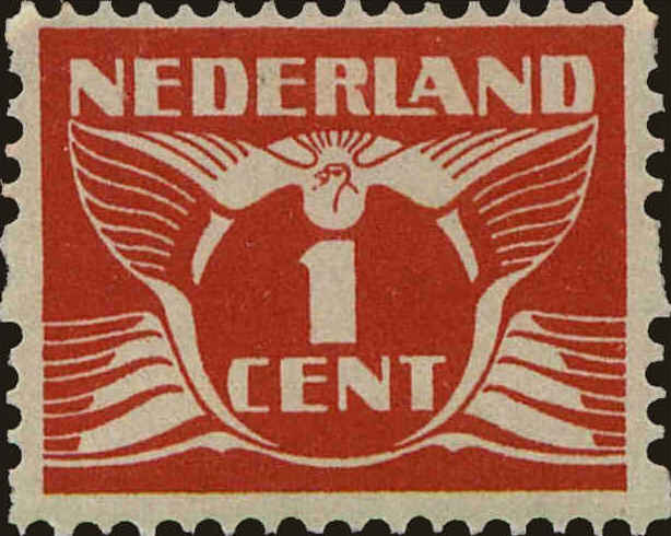 Front view of Netherlands 165a collectors stamp