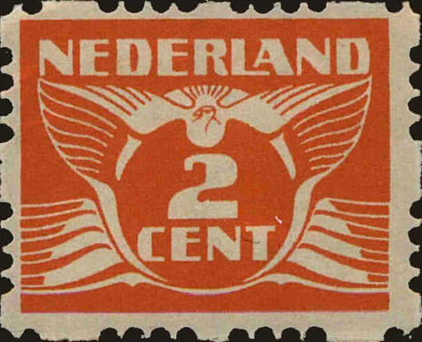 Front view of Netherlands 168c collectors stamp