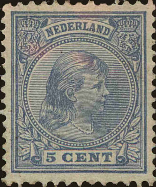 Front view of Netherlands 41a collectors stamp