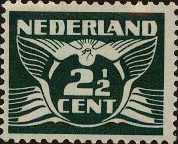 Front view of Netherlands 169 collectors stamp