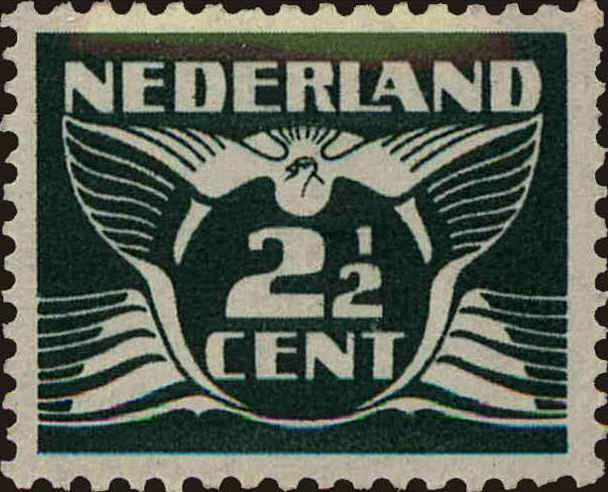 Front view of Netherlands 169 collectors stamp