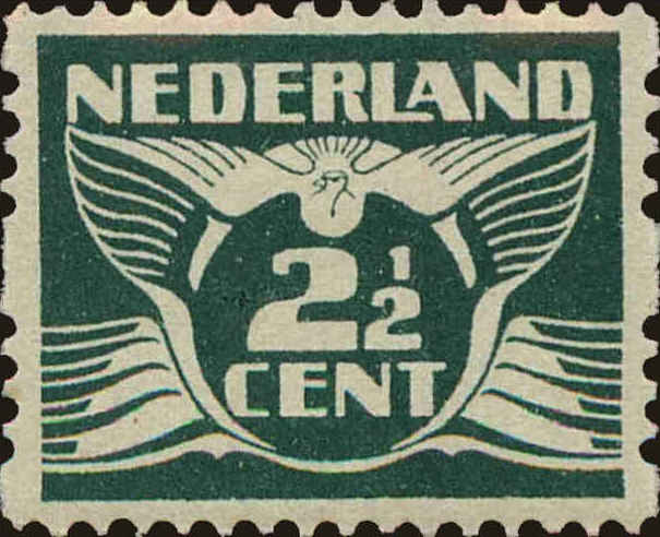 Front view of Netherlands 169a collectors stamp