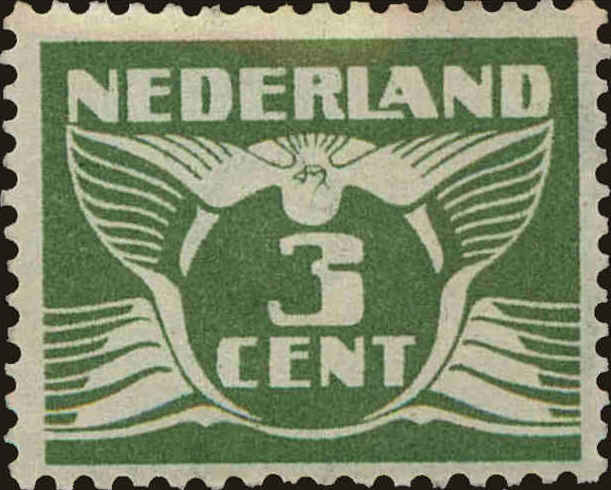 Front view of Netherlands 170 collectors stamp